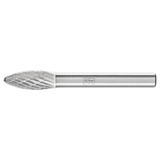Pferd 21724872 | 24872 5/16" Diameter x 1/4" Shank x 2-1/2" OAL x 3/4" LOC Annealed cast iron Burr