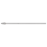 Pferd 25645 | 25645 3/8" Diameter x 1/4" Shank x 6-3/4" OAL x 3/4" LOC Case-hardened steels Burr