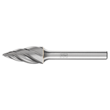 Pferd 21725655 | 25655 1/2" Diameter x 1/4" Shank x 2-3/4" OAL x 1" LOC Aluminum Burr