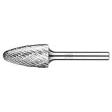 Pferd 21728033 | 28033 5/8" Diameter x 1/4" Shank x 2-3/4" OAL x 1" LOC Annealed cast iron Burr