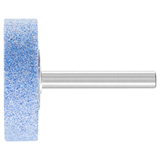 Pferd 30183 | 30183 1-1/2" Diameter x 1/4" Shank x 1/2" Width 80 Grit Cobalt-based alloy Abrasive Mounted Point