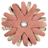 Pferd 42732143 | 44035 3-1/2" Diameter 60 Grit Aluminum Cross Buff