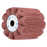Pferd 44641203 | 43005 4" Diameter x 4" Width 280 Grit Aluminum Non-Woven Finishing Drum
