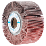 Pferd 44712081 | 45553 4" Diameter x 2" Width 80 Grit Aluminum Unmounted Flap Wheel
