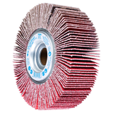 Pferd 44727204 | 45844 6" Diameter x 2" Width 40 Grit Aluminum Unmounted Flap Wheel
