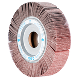 Pferd 44738081 | 45653 8" Diameter x 2" Width 80 Grit Aluminum Unmounted Flap Wheel