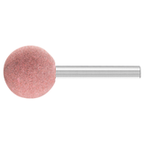 Pferd 36451 | 36451 1" Diameter x 1/4" Shank x 1" Width 120 Grit Cast steel Mounted Point