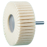 Pferd 47901229 | 48551 3" Diameter x 1" Width Mounted Felt Flap Wheel