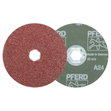 Pferd 64190102 | 40099 5" Diameter x 24 Grit Aluminum Oxide Fiber Disc