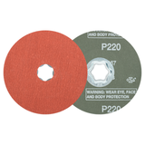 Pferd 64191022 | 40308 4-1/2" Diameter x 220 Grit Aluminum Oxide Fiber Disc