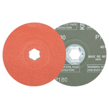 Pferd 64191118 | 40316 5" Diameter x 180 Grit Aluminum Oxide Fiber Disc