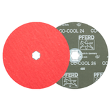 Pferd 64193302 | 40746 7" Diameter x 24 Grit Ceramic Oxide CO-COOL Fiber Disc