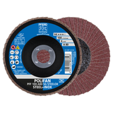 Pferd 67608100 | 62144 4" Diameter x 80 Grit Aluminum Oxide Flap Disc