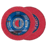 Pferd 67689046 | 67381 4-1/2" Diameter x 60 Grit Ceramic Oxide Flap Disc