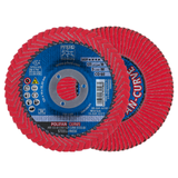 Pferd 67689056 | 67197 5" Diameter x 60 Grit Ceramic Oxide Flap Disc