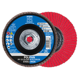 Pferd 69901471 | 62629 5" Diameter x 60 Grit Ceramic Oxide Flap Disc