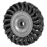Pferd 79182032 | 82032 4" Diameter x 1" Width Carbon Steel Knot Wire Wheel Brush