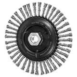 Pferd 79182611 | 82611 6" Diameter x 3/16" Width Stainless Steel Stringer Bead Wheel Brush