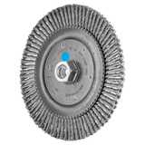 Pferd 82728 | 82728 6-7/8" Diameter x 3/16" Width Stainless Steel Stringer Bead Wheel Brush