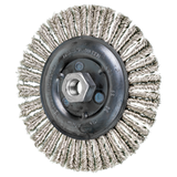 Pferd 79182764 | 82764 6" Diameter x 3/16" Width Stainless Steel Stringer Bead Wheel Brush