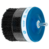 Pferd 84281 | 84281 3" Diameter x 120 Grit Ceramic Oxide Mounted Disc Brush