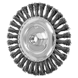Pferd 79184885 | 82478P 6" Diameter x 1/2" Width Carbon Steel Knot Wire Wheel Brush