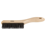Pferd 79185037 | 85037 10-1/4" OAL x 5" Width Carbon Steel Shoe Handle Scratch Brush