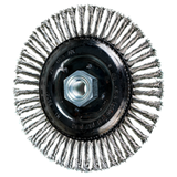 Pferd 79188041 | 88041 6" Diameter x 3/16" Width Stainless Steel Stringer Bead Wheel Brush