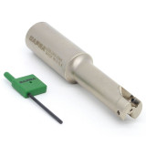 Dapra 20710C | CC-SSER0750-2500-R35-2C 0.750" Diameter x 10.00mm Insert Size x 4.780" OAL 2 Edge Carbide Core Square Shoulder End Mill