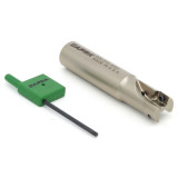 Dapra 20020C | SSEM0625-0625-R35-2C 0.625" Diameter x 10.00mm Insert Size x 3.000" OAL 2 Edge Steel Square Shoulder End Mill