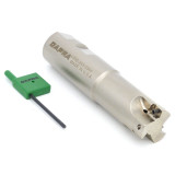 Dapra 20130 | SSEM1000-1000-R35-3C 1.000" Diameter x 10.00mm Insert Size x 4.000" OAL 3 Edge Steel Square Shoulder End Mill