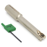 Dapra 20525 | SSER0625-3300-R35-2C 0.625" Diameter x 10.00mm Insert Size x 5.210" OAL 2 Edge Steel Square Shoulder End Mill