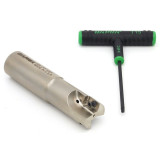 Dapra 20190 | SSEM1000-1000-R55-2C 1.000" Diameter x 16.00mm Insert Size x 4.280" OAL 2 Edge Steel Square Shoulder End Mill
