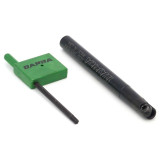 Dapra 40095 | BNEM-0375-3950-SS 0.375" Diameter x 3.950" OAL 2 Edge Steel Ball Nose End Mill