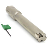 Dapra 33395 | CC-DSSER-1250-6000-D45-3C 1.250" Diameter x 12.00mm Insert Size x 8.700" OAL 3 Edge Carbide Core Square Shoulder End Mill