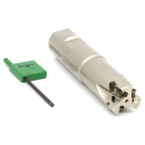 Dapra 33310 | DSSEM-1000-1000-D45-3C 1.000" Diameter x 12.00mm Insert Size x 4.280" OAL 3 Edge Steel Square Shoulder End Mill