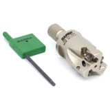 Dapra 33490 | DSSEM-1000-MOD-D45-3C 1.000" Diameter x 12.00mm Size x M12 Thread 3 Edge Square Shoulder Modular Head