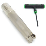 Dapra 60330| HFEM125-500-R3-3 1.250" Diameter x RF10 Size 3 Edge Mid-Feed End Mill