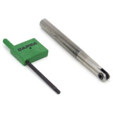 Dapra 40640 | SC-BNEM-0375-3950-SS 0.375" Diameter x 3.950" OAL 2 Edge Solid Carbide Ball Nose End Mill