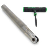 Dapra 40750 | SC-BNEM-1000-10000-25MM-SS 25.00mm Diameter x OAL 10.000" Edge 2 Solid Carbide Ball Nose End Mill