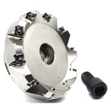 Dapra 11000028 | DS45SM-500-150-R4-10C 5 Diameter x .500" Insert Size x 2.480" OAL 10 Edge Steel Face Mill