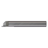 Micro 100 FG-2828X | 1.250" Maximum Bore Depth x 0.500" Shank x 3.000" OAL x 0.062" Width Right hand AlTiN Grooving Tool