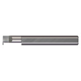 Micro 100 RR-1828X | 0.500" Maximum Bore Depth x 0.188" Shank x 2.000" OAL x 0.039" Width Right hand AlTiN Grooving Tool
