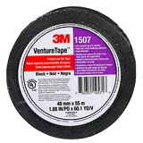 3M 7010378681 | 55.00mm OAL x 48.00mm OAW x 0.08mm Thickness Black Venture Tape