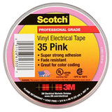 3M 7010411602 | 66.0' OAL x 0.750" OAW Pink Electrical Tape