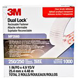 3M 7000051895 | 4.10mm OAL x 1.000" OAW Transparent Hook and Loop Fastener Tape