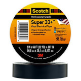 3M 7000058137 | 20.10mm OAL x 50.00mm OAW x 0.17mm Thickness Black Electrical Tape