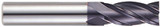 YG1 93111 | 1" Diameter x 1" Shank x 2-1/4" LOC x 5" OAL x 30 Degree Helix Angle 4 Flute ALTiN Coated Carbide Square End Mill