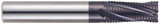 YG1 93115 | 1/2" Diameter x 1/2" Shank x 1" LOC x 3" OAL x 20 Degree Helix Angle 4 Flute ALTiN Coated Carbide Roughing End Mill