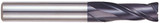 YG1 93192 | 1/2" Diameter x 1/2" Shank x 5/8" LOC x 4" OAL x 0.060" Radius x 30 Degree Helix Angle 2 Flute ALTiN Coated Carbide Corner Radius End Mill
